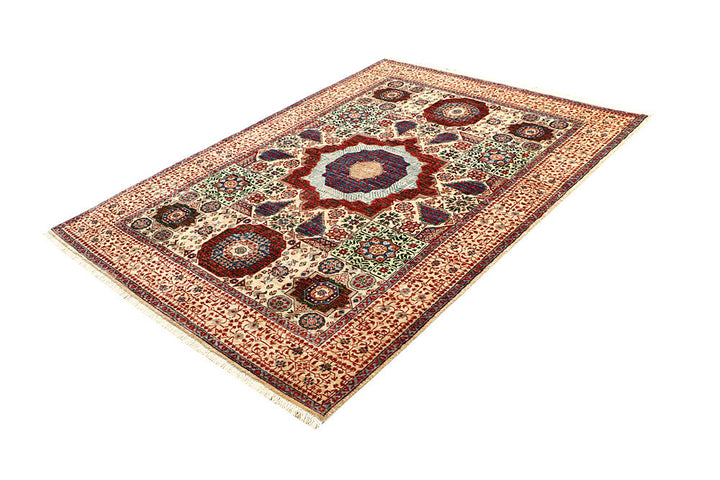 Cornsilk Mamluk 5' x 6' 11 - No. 62152 - ALRUG Rug Store