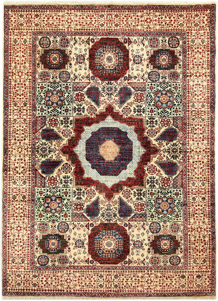 Cornsilk Mamluk 5' x 6' 11 - No. 62152 - ALRUG Rug Store