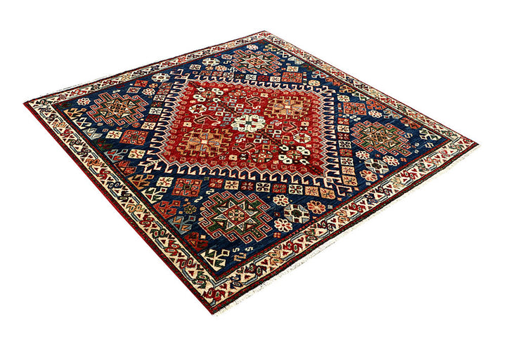 Multi Colored Oushak 5' x 4' 11 - No. 62154 - ALRUG Rug Store