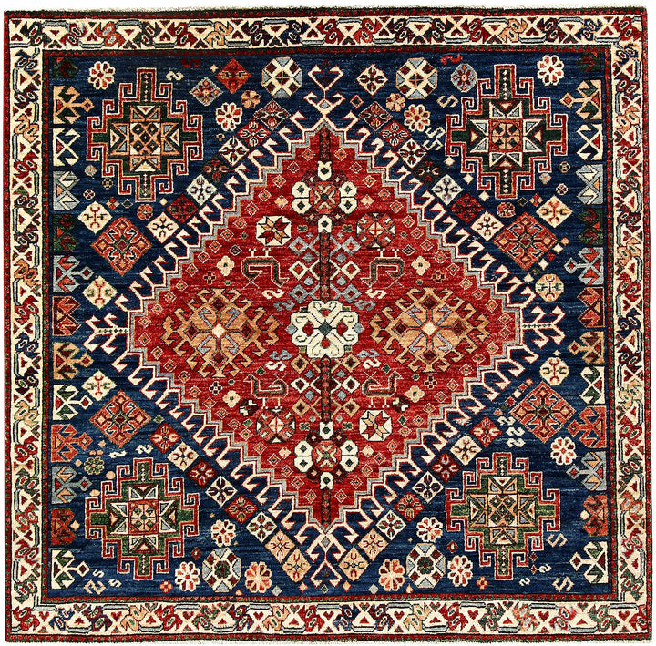 Multi Colored Oushak 5' x 4' 11 - No. 62154 - ALRUG Rug Store