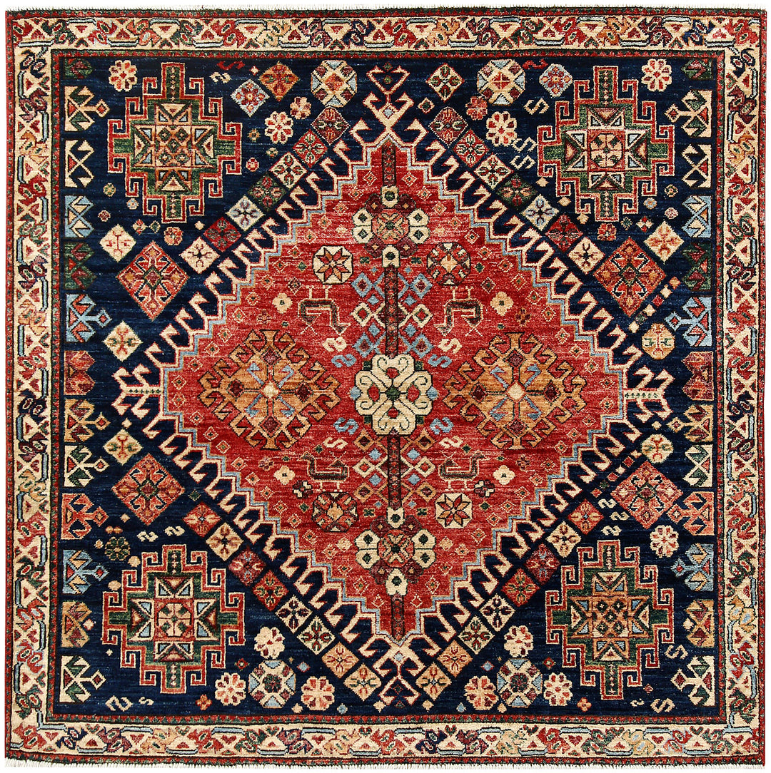 Multi Colored Oushak 5' 1 x 5' - No. 62158 - ALRUG Rug Store