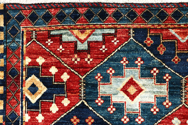 Multi Colored Ikat 5' x 4' 11 - No. 62160 - ALRUG Rug Store