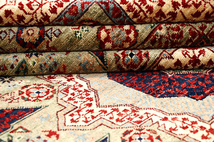 Dark Sea Green Mamluk 4' 10 x 6' 9 - No. 62161 - ALRUG Rug Store