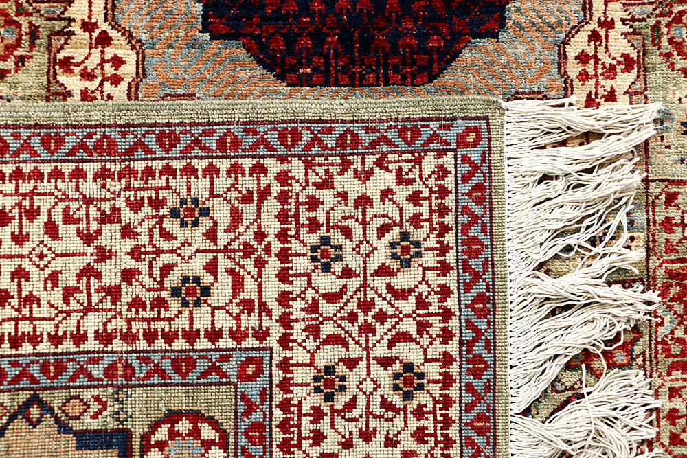 Dark Sea Green Mamluk 4' 10 x 6' 9 - No. 62161 - ALRUG Rug Store