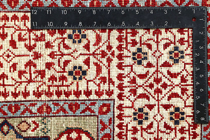 Dark Sea Green Mamluk 4' 10 x 6' 9 - No. 62161 - ALRUG Rug Store