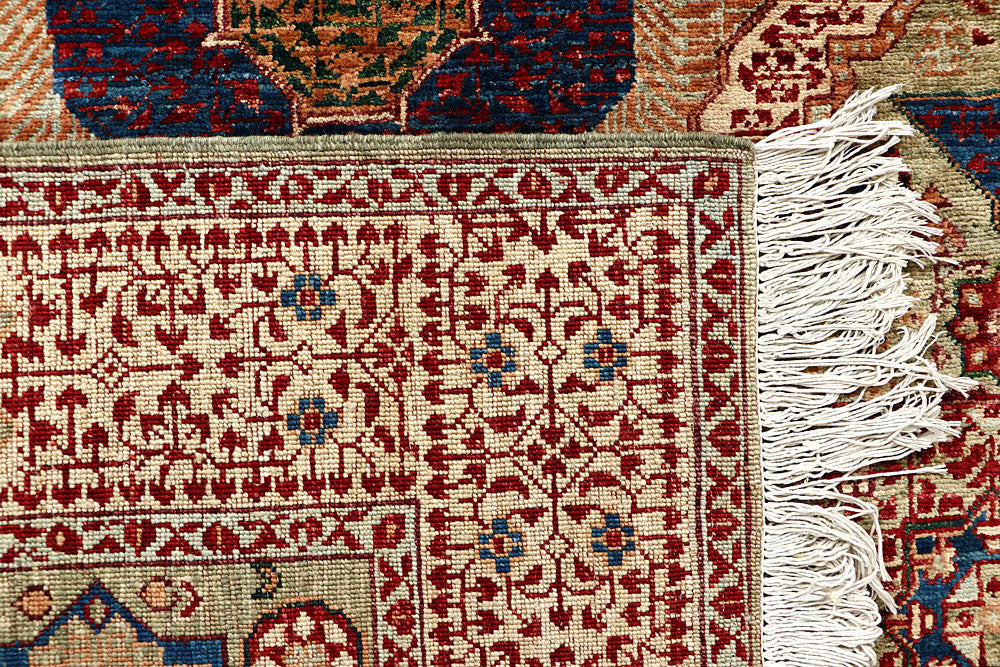 Dark Sea Green Mamluk 4' 10 x 6' 7 - No. 62165 - ALRUG Rug Store