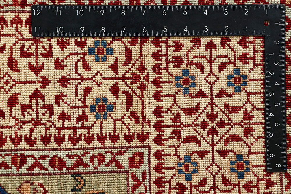 Dark Sea Green Mamluk 4' 10 x 6' 7 - No. 62165 - ALRUG Rug Store