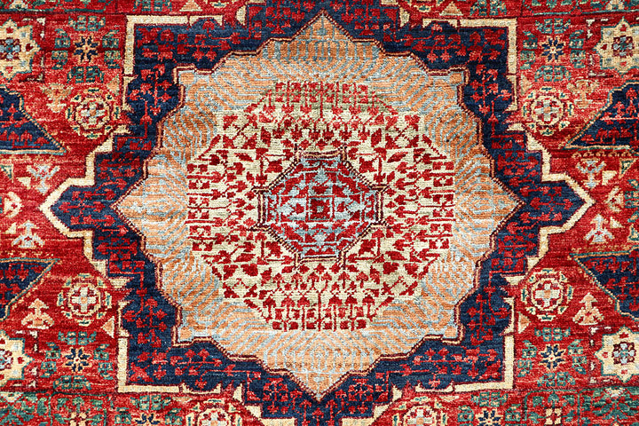 Firebrick Mamluk 4' 11 x 6' 8 - No. 62169 - ALRUG Rug Store