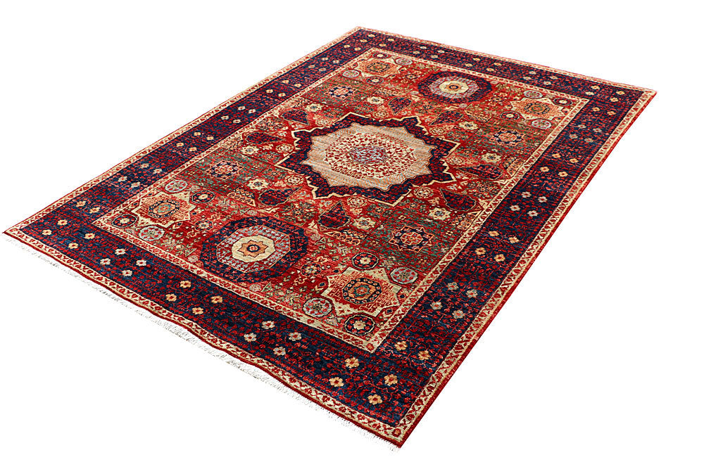 Firebrick Mamluk 4' 11 x 6' 8 - No. 62169 - ALRUG Rug Store
