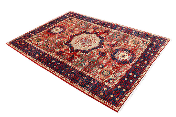 Firebrick Mamluk 4' 11 x 6' 8 - No. 62169 - ALRUG Rug Store