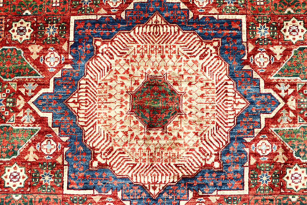 Firebrick Mamluk 4' 11 x 6' 11 - No. 62178 - ALRUG Rug Store