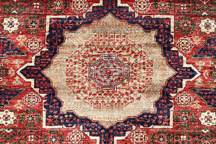 Firebrick Mamluk 4' 9 x 6' 7 - No. 62179 - ALRUG Rug Store
