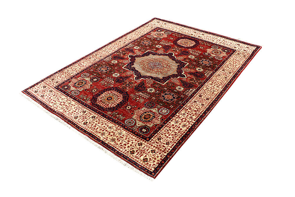 Firebrick Mamluk 4' 9 x 6' 7 - No. 62179 - ALRUG Rug Store