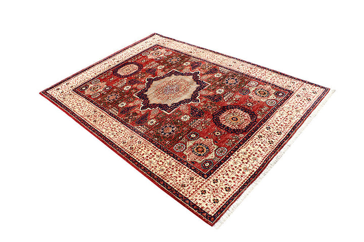 Firebrick Mamluk 4' 9 x 6' 7 - No. 62179 - ALRUG Rug Store