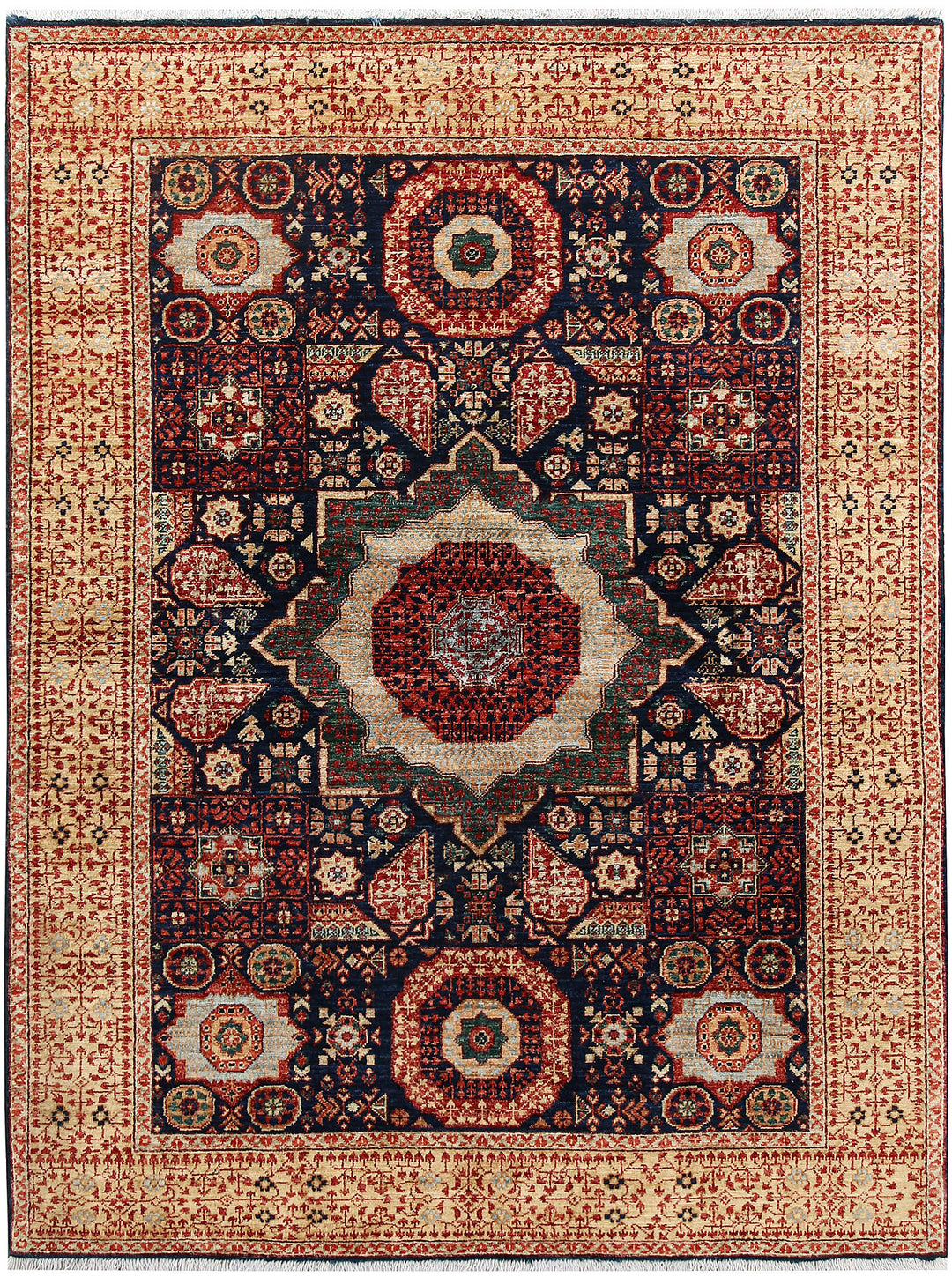 Multi Colored Mamluk 5' x 6' 7 - No. 62182 - ALRUG Rug Store