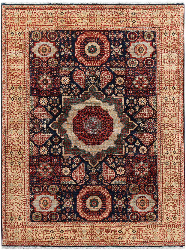 Multi Colored Mamluk 5' x 6' 7 - No. 62182 - ALRUG Rug Store