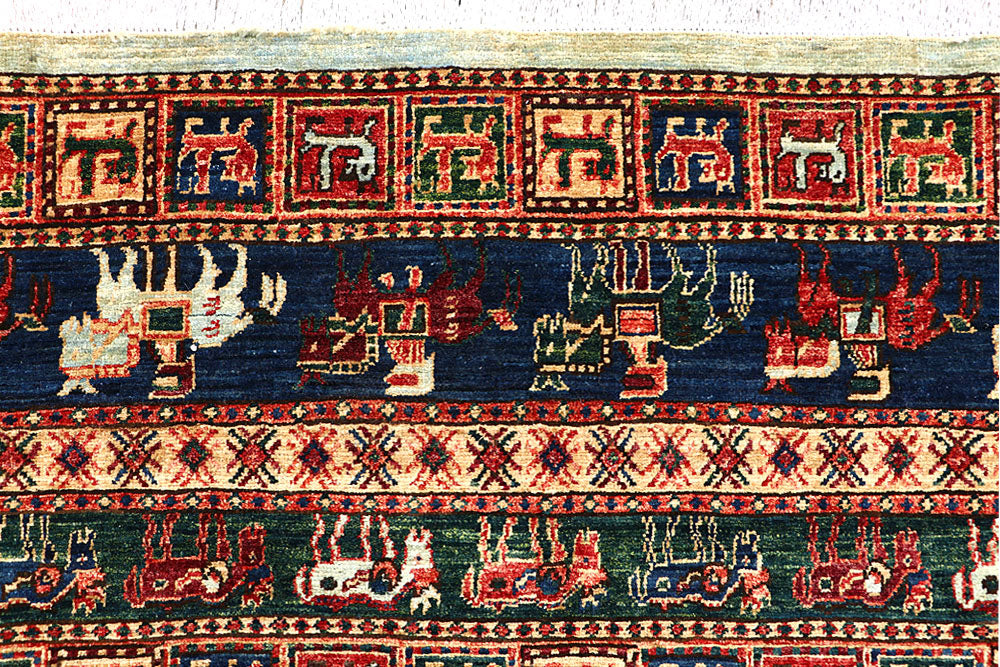 Multi Colored Ziegler 7' 9 x 8' - No. 62183 - ALRUG Rug Store