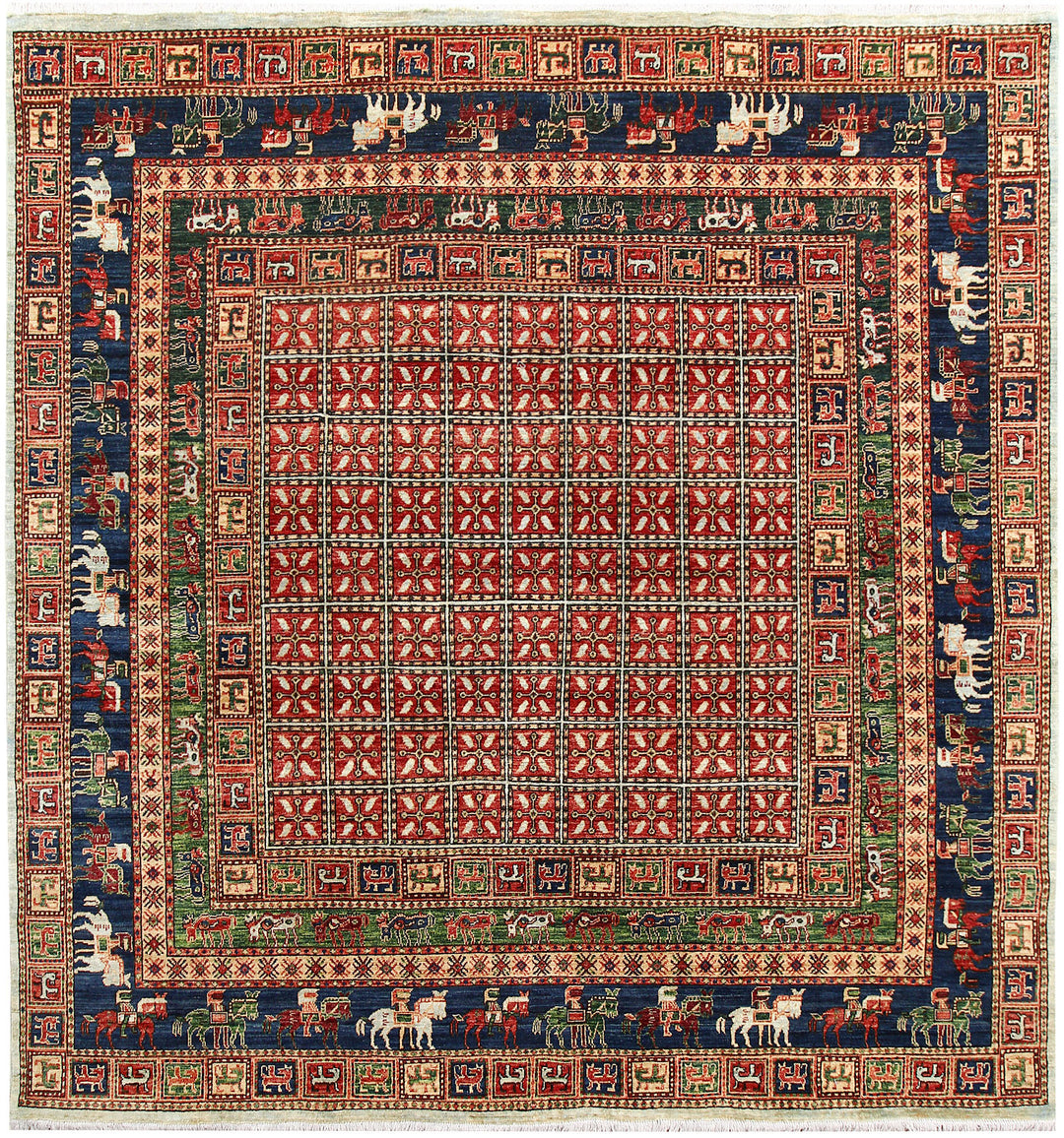 Multi Colored Ziegler 7' 9 x 8' - No. 62183 - ALRUG Rug Store