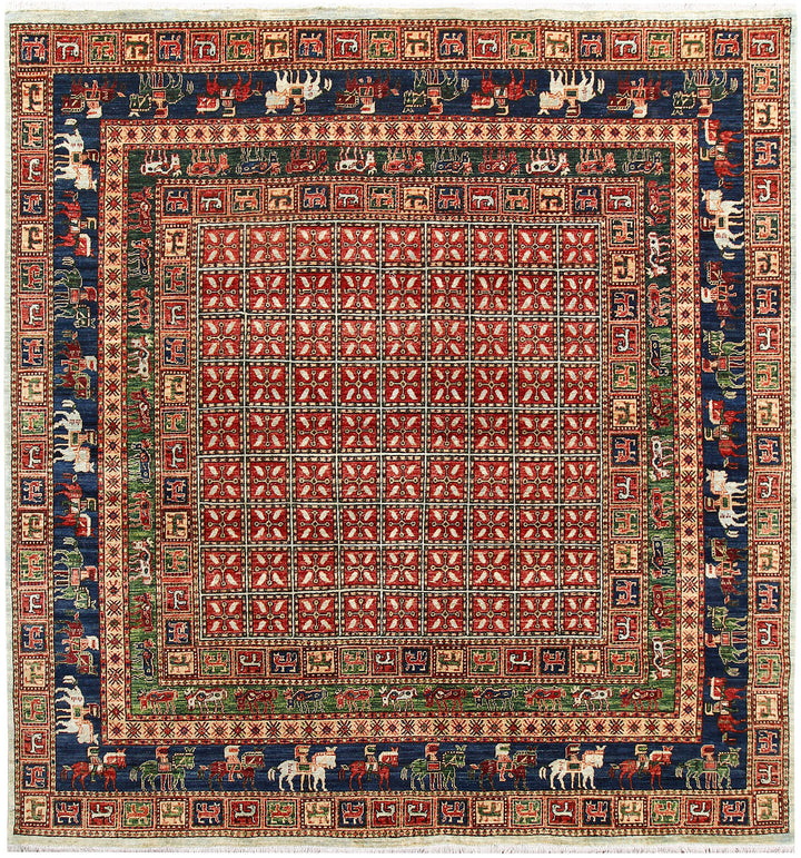 Multi Colored Ziegler 7' 9 x 8' - No. 62183 - ALRUG Rug Store