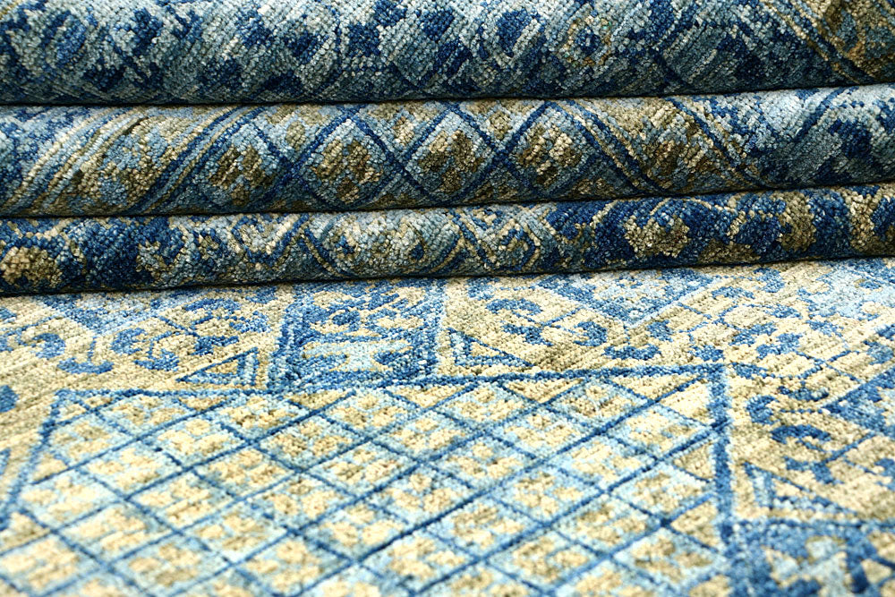 Steel Blue Oushak 7' 11 x 10' - No. 62188 - ALRUG Rug Store