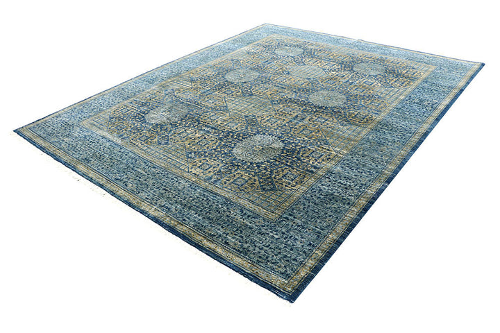 Steel Blue Oushak 7' 11 x 10' - No. 62188 - ALRUG Rug Store