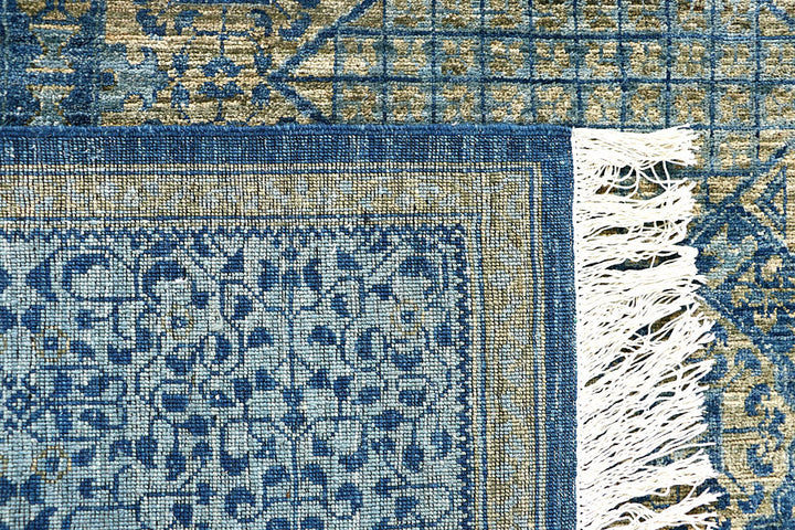 Steel Blue Oushak 7' 11 x 10' - No. 62188 - ALRUG Rug Store
