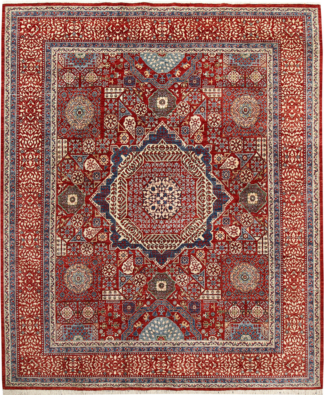 Firebrick Mamluk 8' 2 x 9' 10 - No. 62189 - ALRUG Rug Store