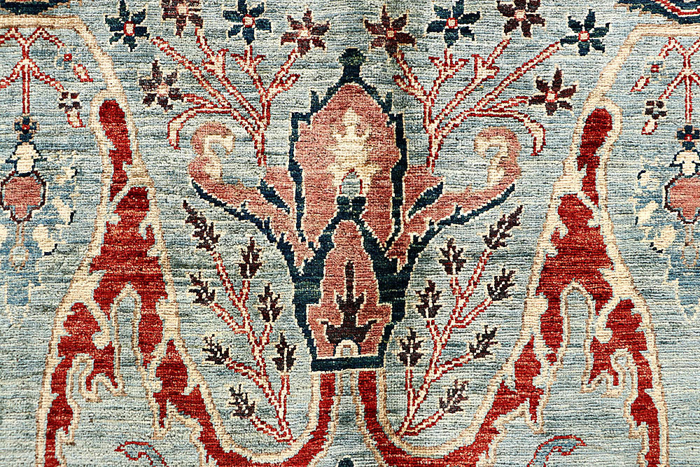 Multi Colored Ikat 8' 2 x 10' 5 - No. 62190 - ALRUG Rug Store