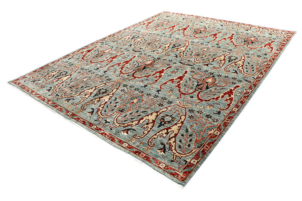 Multi Colored Ikat 8' 2 x 10' 5 - No. 62190 - ALRUG Rug Store