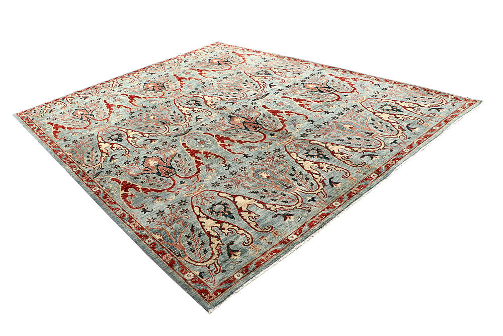 Multi Colored Ikat 8' 2 x 10' 5 - No. 62190 - ALRUG Rug Store