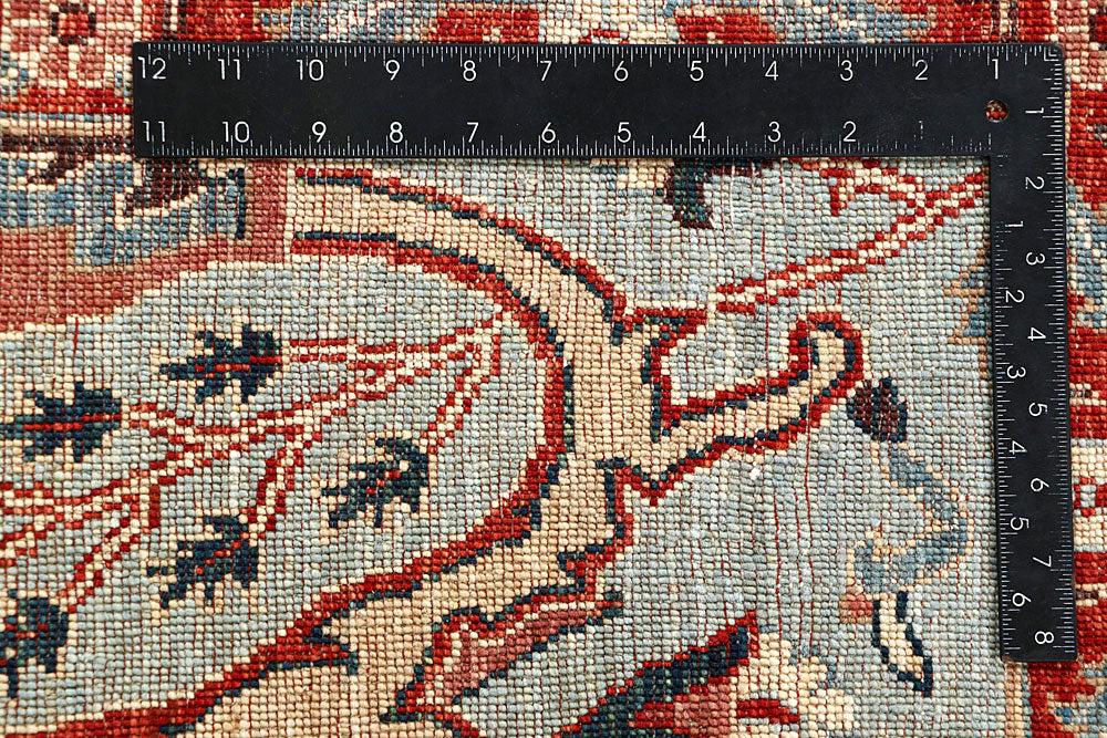 Multi Colored Ikat 8' 2 x 10' 5 - No. 62190 - ALRUG Rug Store