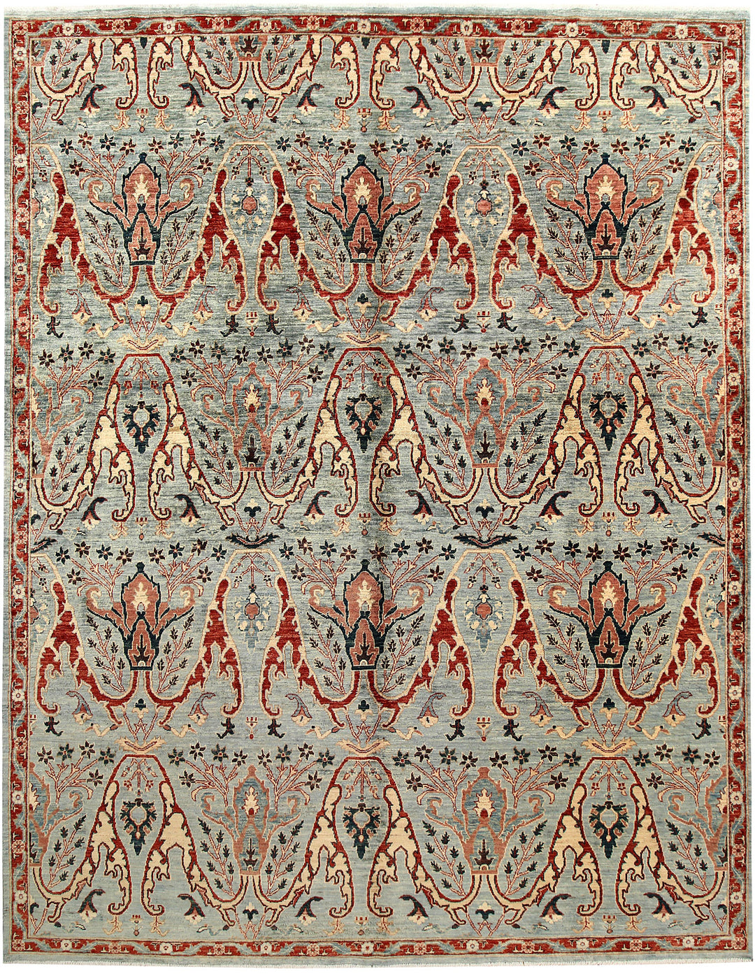 Multi Colored Ikat 8' 2 x 10' 5 - No. 62190 - ALRUG Rug Store