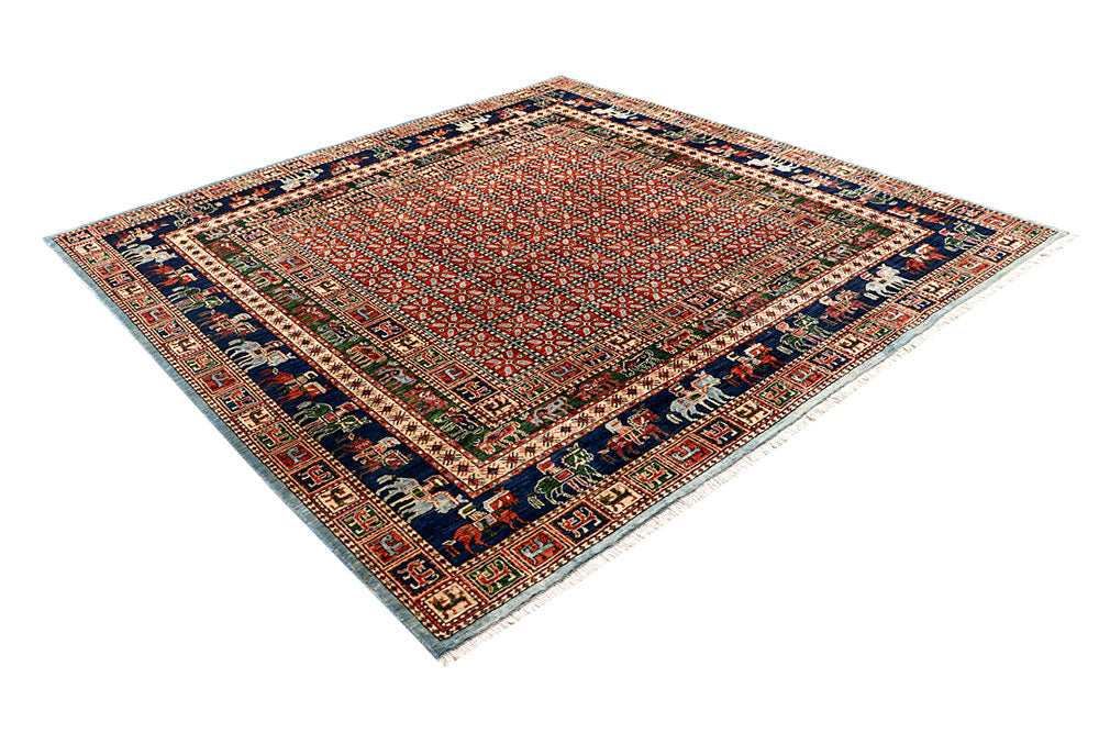 Multi Colored Ziegler 8' x 8' - No. 62191 - ALRUG Rug Store