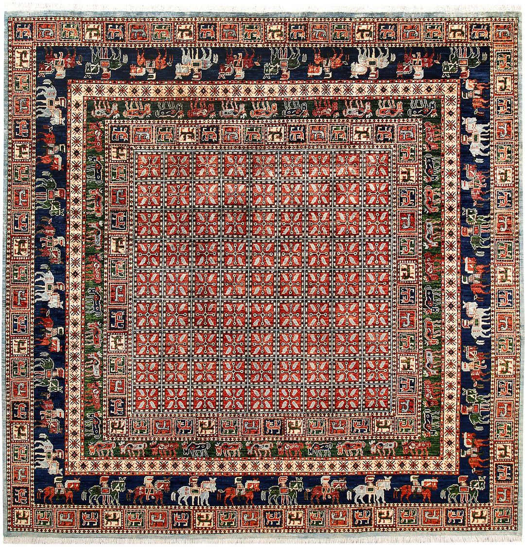 Multi Colored Ziegler 8' x 8' - No. 62191 - ALRUG Rug Store