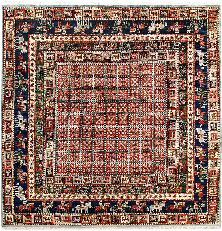 Multi Colored Ziegler 8' x 8' - No. 62191 - ALRUG Rug Store