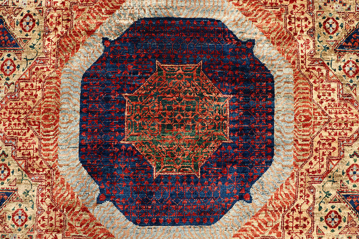 Wheat Mamluk 8' x 10' - No. 62193 - ALRUG Rug Store