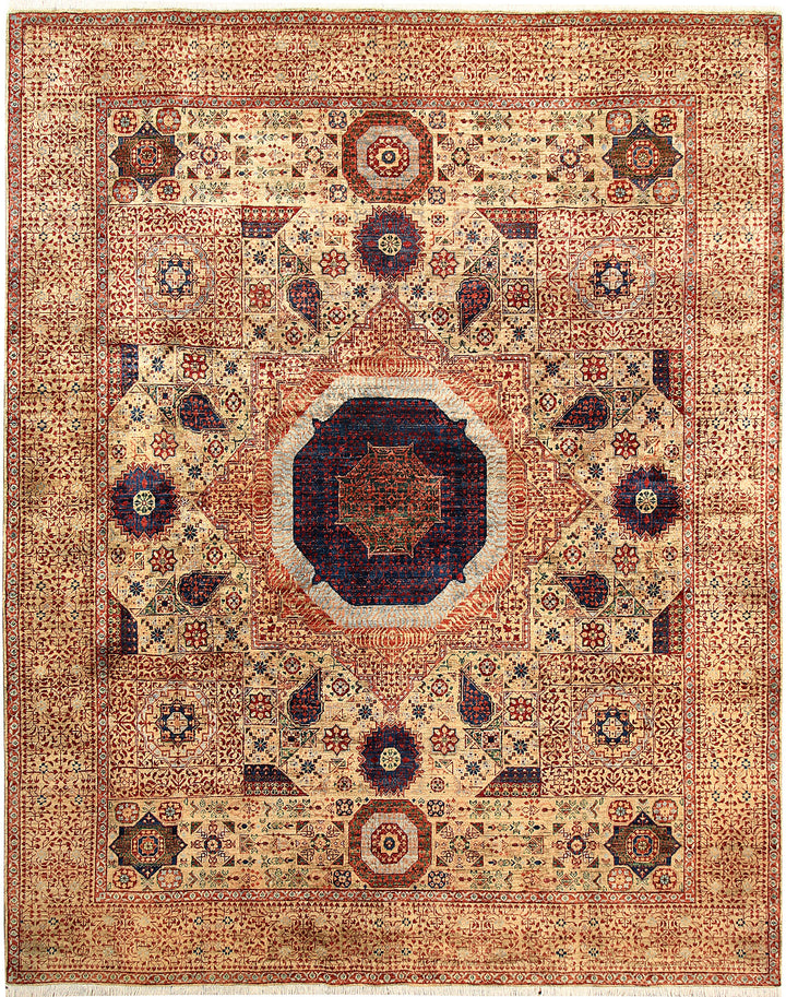 Wheat Mamluk 8' x 10' - No. 62193 - ALRUG Rug Store