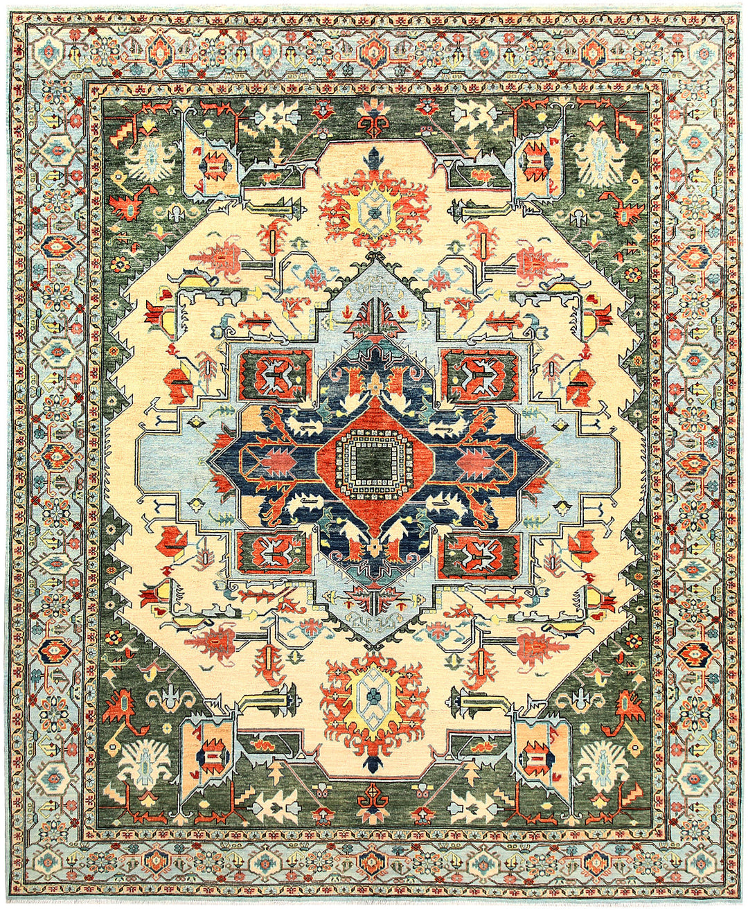 Cornsilk Oushak 8' 2 x 10' 3 - No. 62195 - ALRUG Rug Store