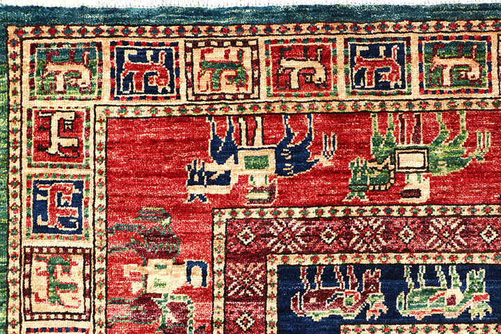 Multi Colored Ziegler 8' 7 x 8' 11 - No. 62196 - ALRUG Rug Store