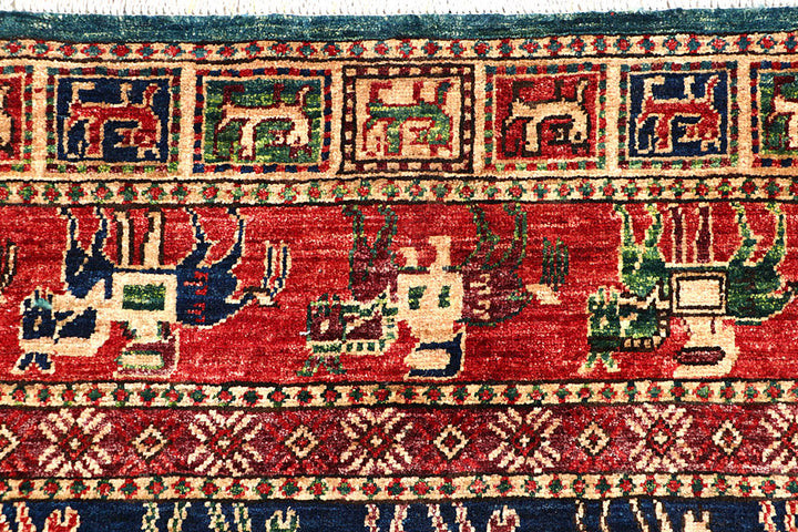 Multi Colored Ziegler 8' 7 x 8' 11 - No. 62196 - ALRUG Rug Store