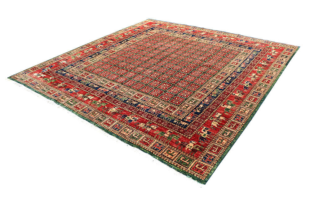 Multi Colored Ziegler 8' 7 x 8' 11 - No. 62196 - ALRUG Rug Store