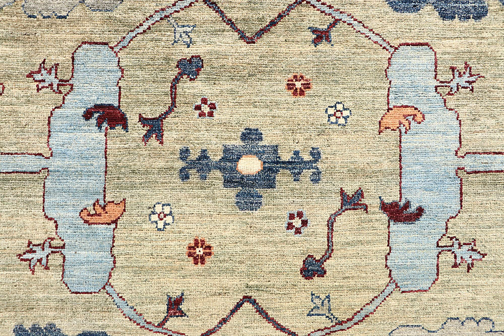 Multi Colored Oushak 7' 7 x 9' 9 - No. 62197 - ALRUG Rug Store