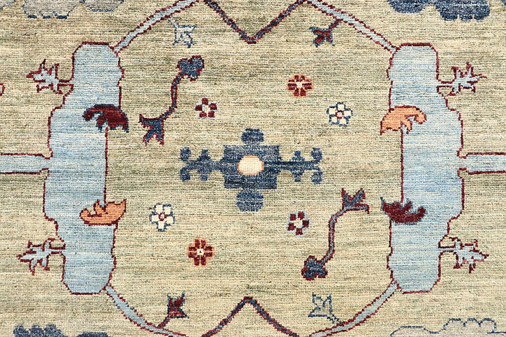 Multi Colored Oushak 7' 7 x 9' 9 - No. 62197 - ALRUG Rug Store