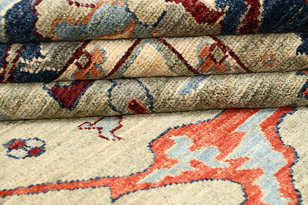 Multi Colored Oushak 7' 7 x 9' 9 - No. 62197 - ALRUG Rug Store