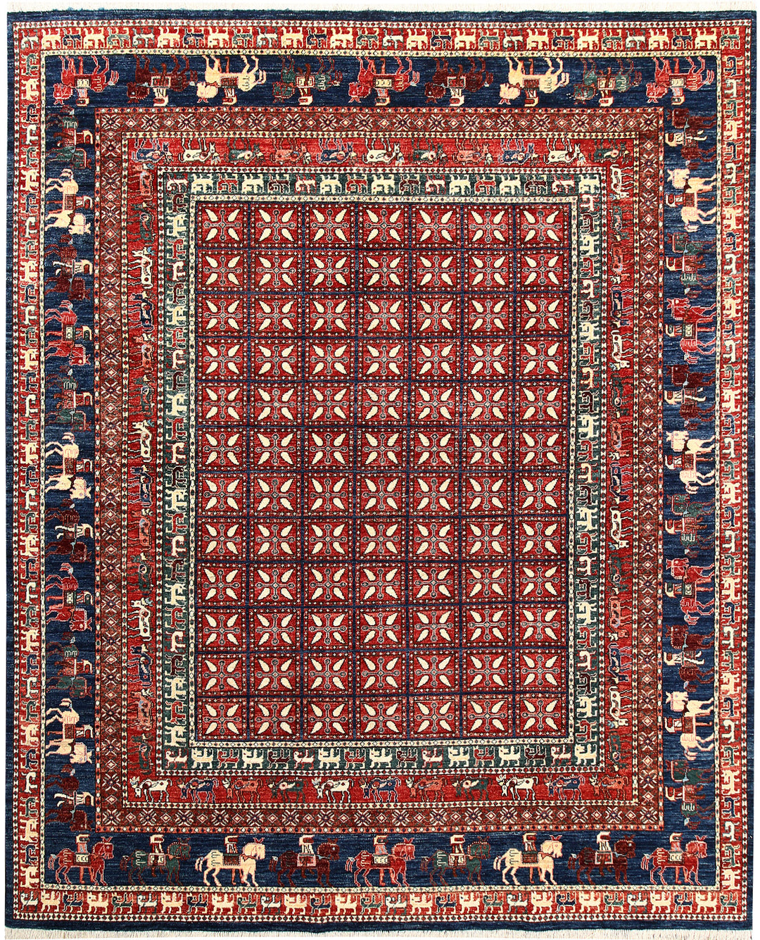 Multi Colored Ziegler 8' x 9' 10 - No. 62198 - ALRUG Rug Store