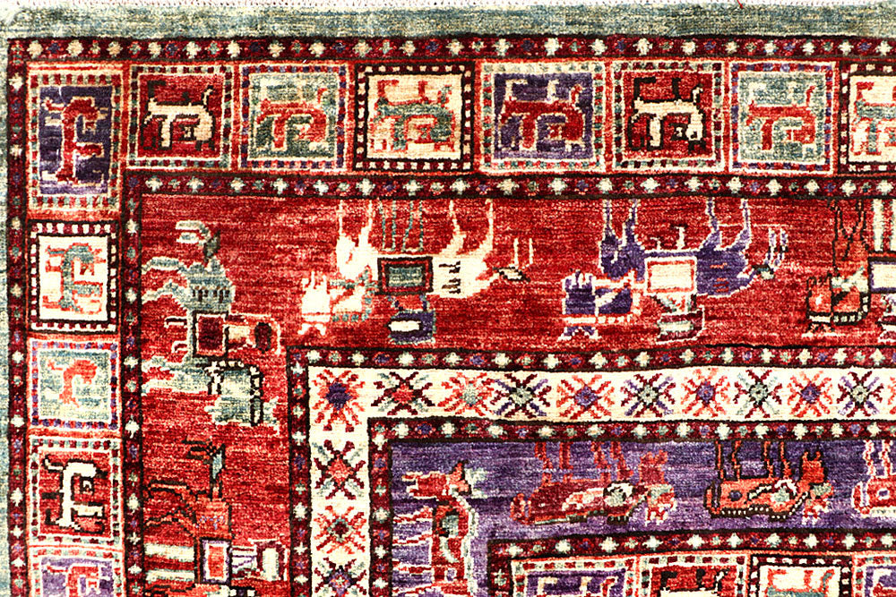 Multi Colored Ziegler 8' x 8' - No. 62199 - ALRUG Rug Store