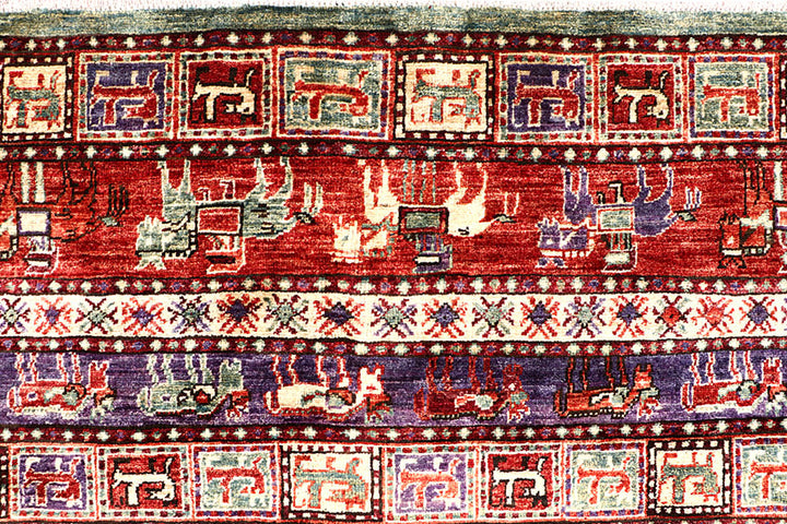 Multi Colored Ziegler 8' x 8' - No. 62199 - ALRUG Rug Store