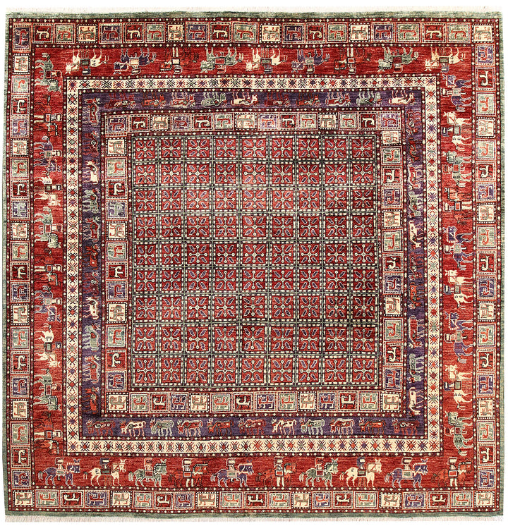 Multi Colored Ziegler 8' x 8' - No. 62199 - ALRUG Rug Store