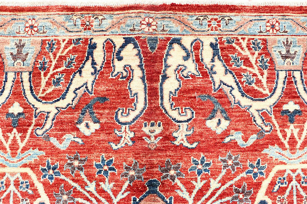 Firebrick Ikat 7' 11 x 9' 9 - No. 62205 - ALRUG Rug Store