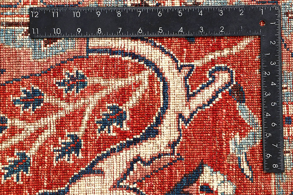 Firebrick Ikat 7' 11 x 9' 9 - No. 62205 - ALRUG Rug Store